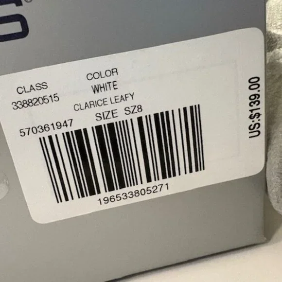 Chico's White Sandal Size 8 - Picture 4 of 7